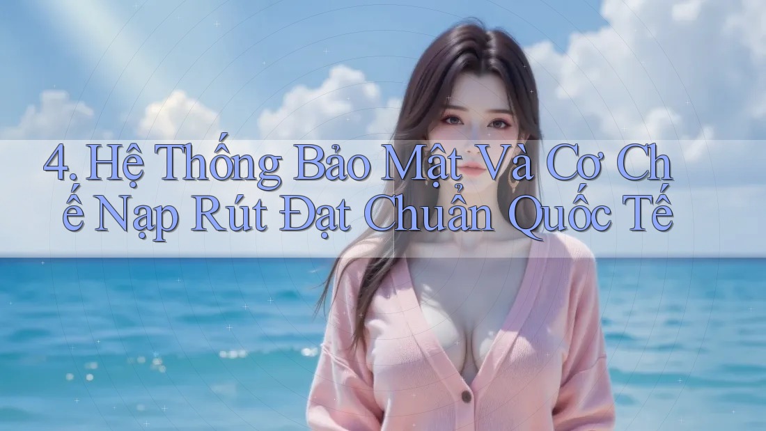 4. Hệ Thống Bảo Mật Và Cơ Chế Nạp Rút Đạt Chuẩn Quốc Tế