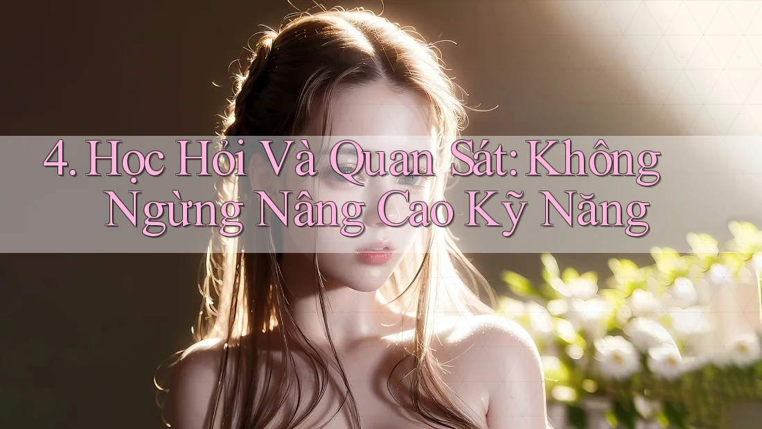 4. Học Hỏi Và Quan Sát: Không Ngừng Nâng Cao Kỹ Năng 4. Học Hỏi Và Quan Sát: Không Ngừng Nâng Cao Kỹ Năng