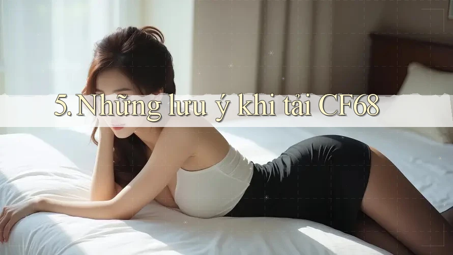 5. Những lưu ý khi tải CF68 5. Những lưu ý khi tải CF68