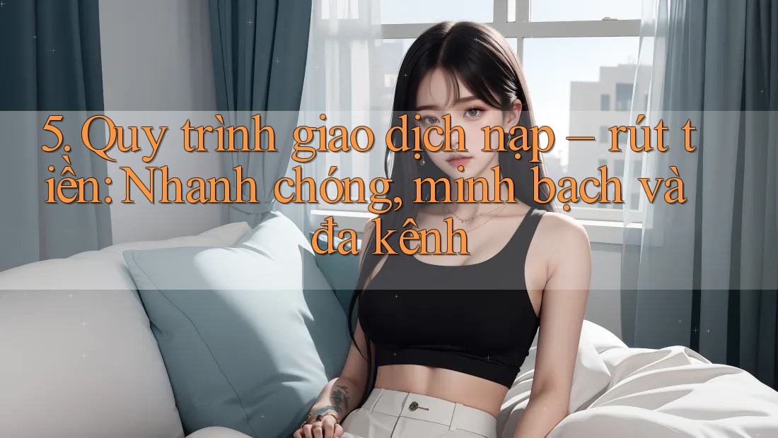 5. Quy trình giao dịch nạp – rút tiền: Nhanh chóng, minh bạch và đa kênh 5. Quy trình giao dịch nạp – rút tiền: Nhanh chóng, minh bạch và đa kênh