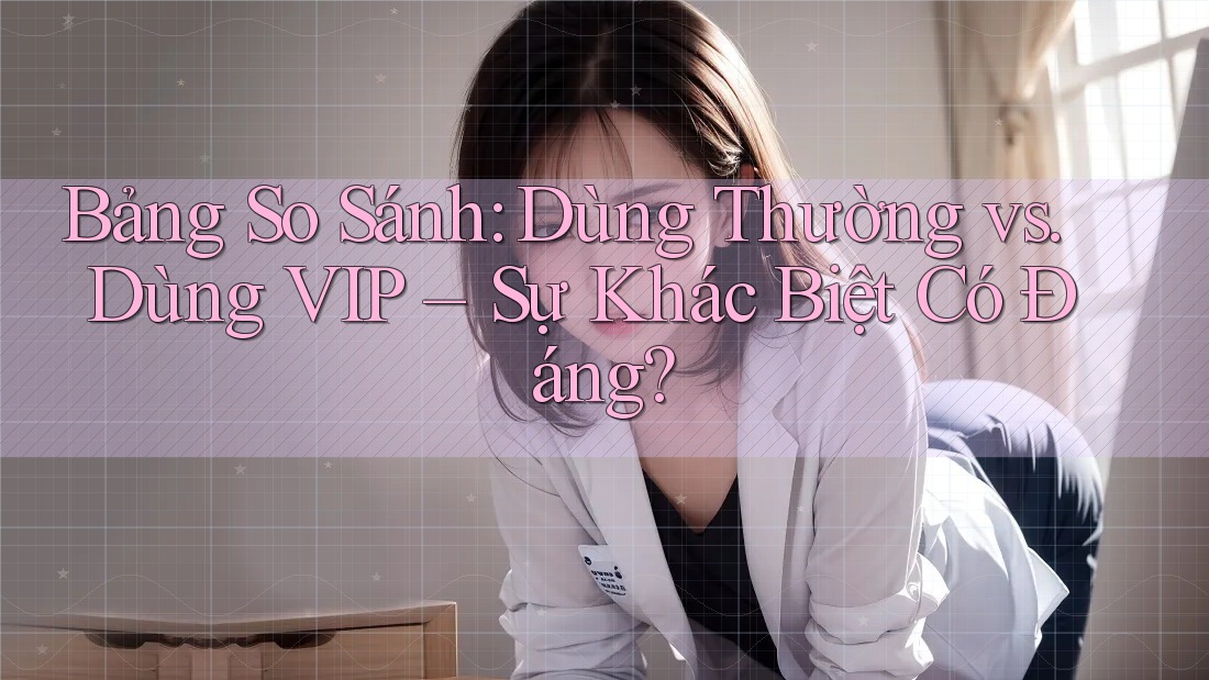 Bảng So Sánh: Dùng Thường vs. Dùng VIP – Sự Khác Biệt Có Đáng? Bảng So Sánh: Dùng Thường vs. Dùng VIP – Sự Khác Biệt Có Đáng?