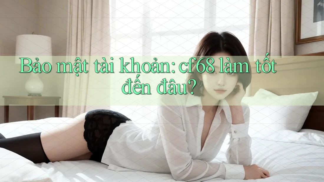 Bảo mật tài khoản: cf68 làm tốt đến đâu? Bảo mật tài khoản: cf68 làm tốt đến đâu?