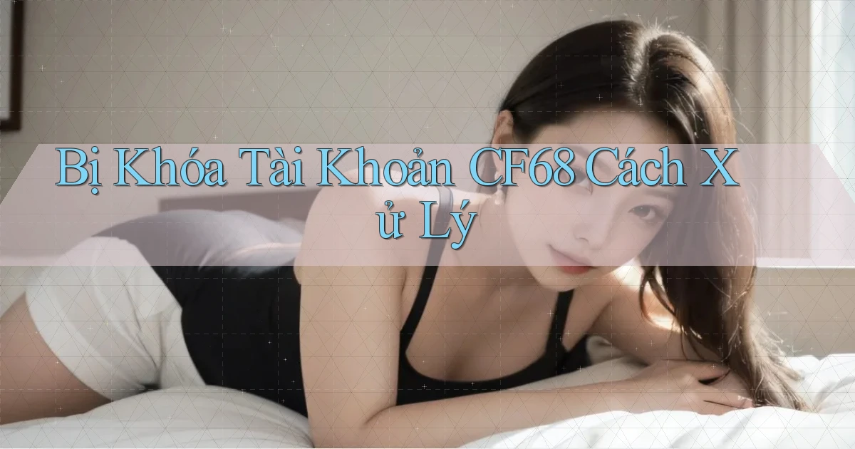 bị khóa tài khoản cf68 cách xử lý