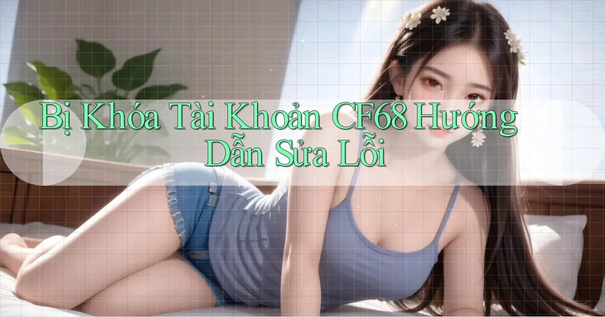 bị khóa tài khoản cf68 hướng dẫn sửa lỗi