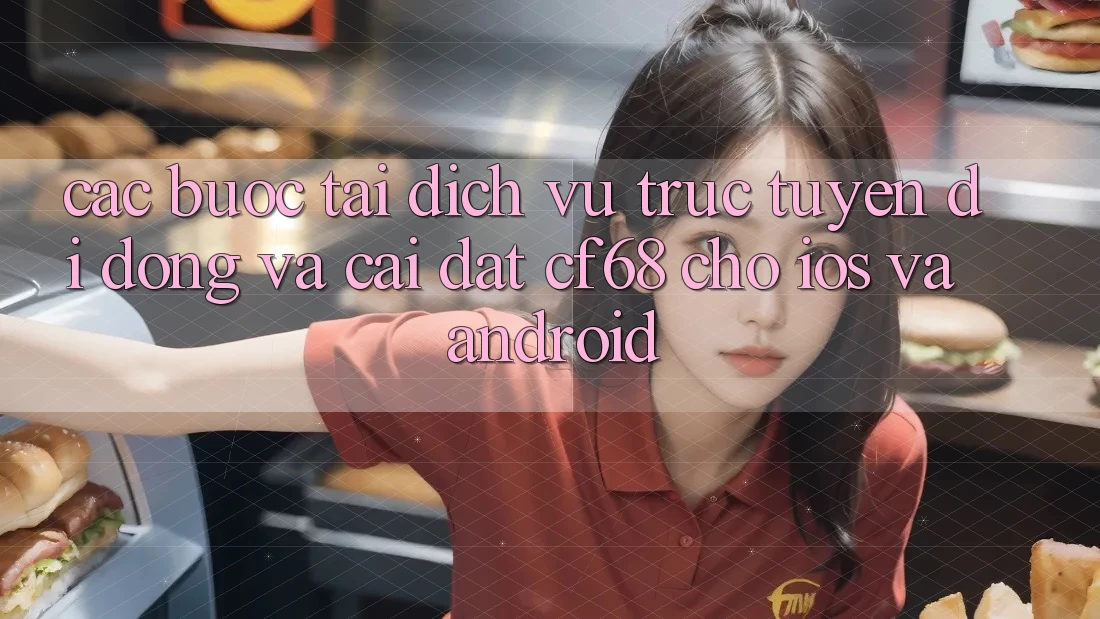 Các bước Tải Dịch vụ trực tuyến di động Và Cài Đặt cf68 Cho iOS và Android