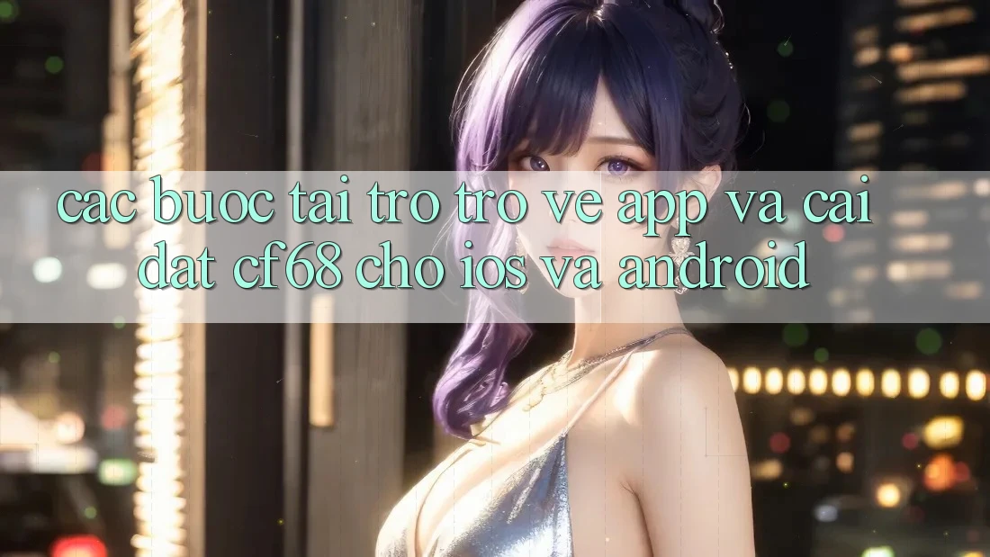 Các bước Tải trở trở về App Và Cài Đặt cf68 Cho iOS và Android