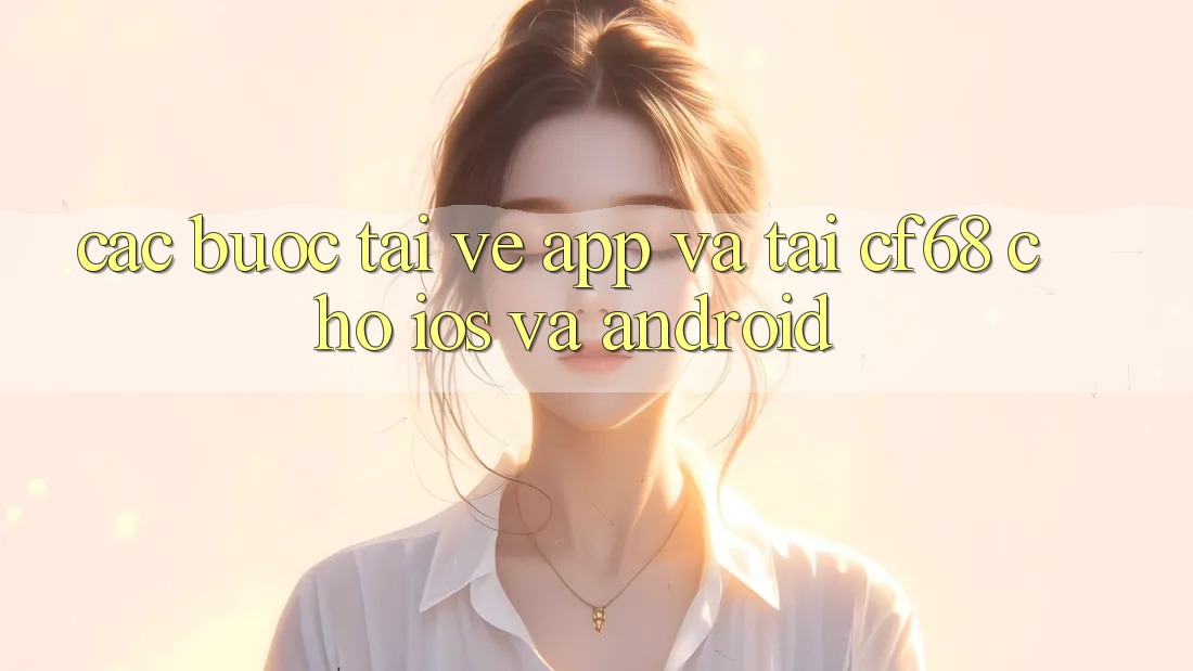 Các bước Tải về App Và Tải cf68 Cho iOS và Android