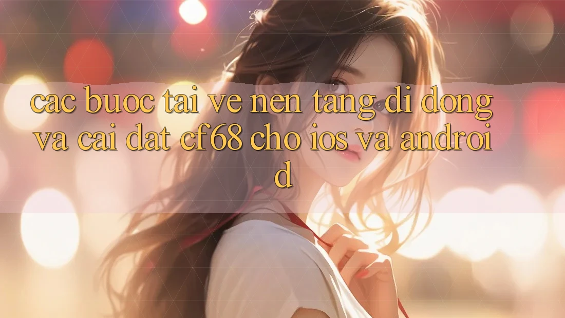 Các bước Tải về Nền tảng di động Và Cài Đặt cf68 Cho iOS và Android Các bước Tải về Nền tảng di động Và Cài Đặt cf68 Cho iOS và Android