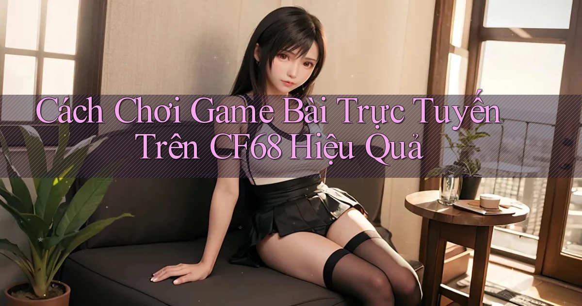 cách chơi game bài trực tuyến trên cf68 hiệu quả