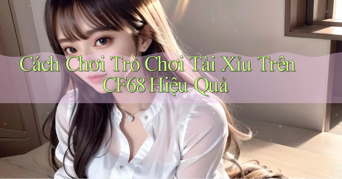 cách chơi trò chơi tài xỉu trên cf68 hiệu quả