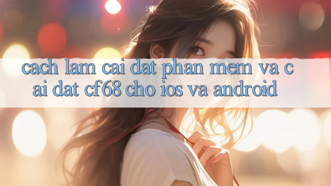 Cách làm Cài đặt Phần mềm Và Cài Đặt cf68 Cho iOS và Android Cách làm Cài đặt Phần mềm Và Cài Đặt cf68 Cho iOS và Android