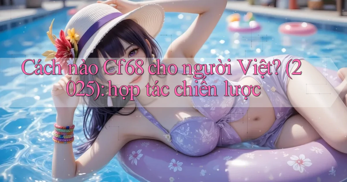 Cách nào Cf68 cho người Việt (2025) hợp tác chiến lược