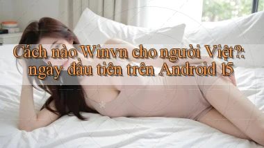 Cách nào Winvn cho người Việt ngày đầu tiên trên Android 15