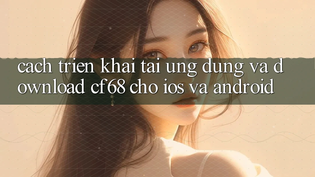 Cách triển khai Tải Ứng dụng Và Download cf68 Cho iOS và Android Cách triển khai Tải Ứng dụng Và Download cf68 Cho iOS và Android