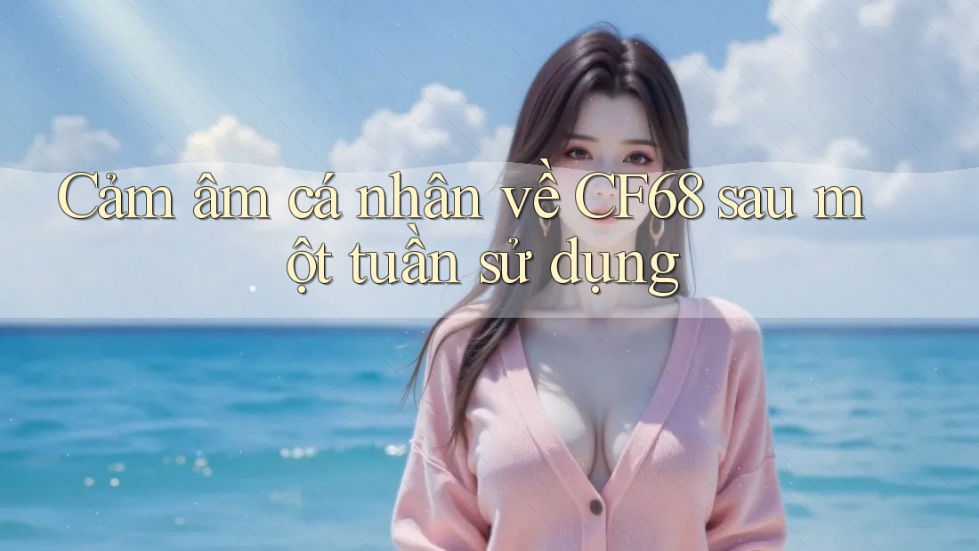 Cảm âm cá nhân về CF68 sau một tuần sử dụng Cảm âm cá nhân về CF68 sau một tuần sử dụng
