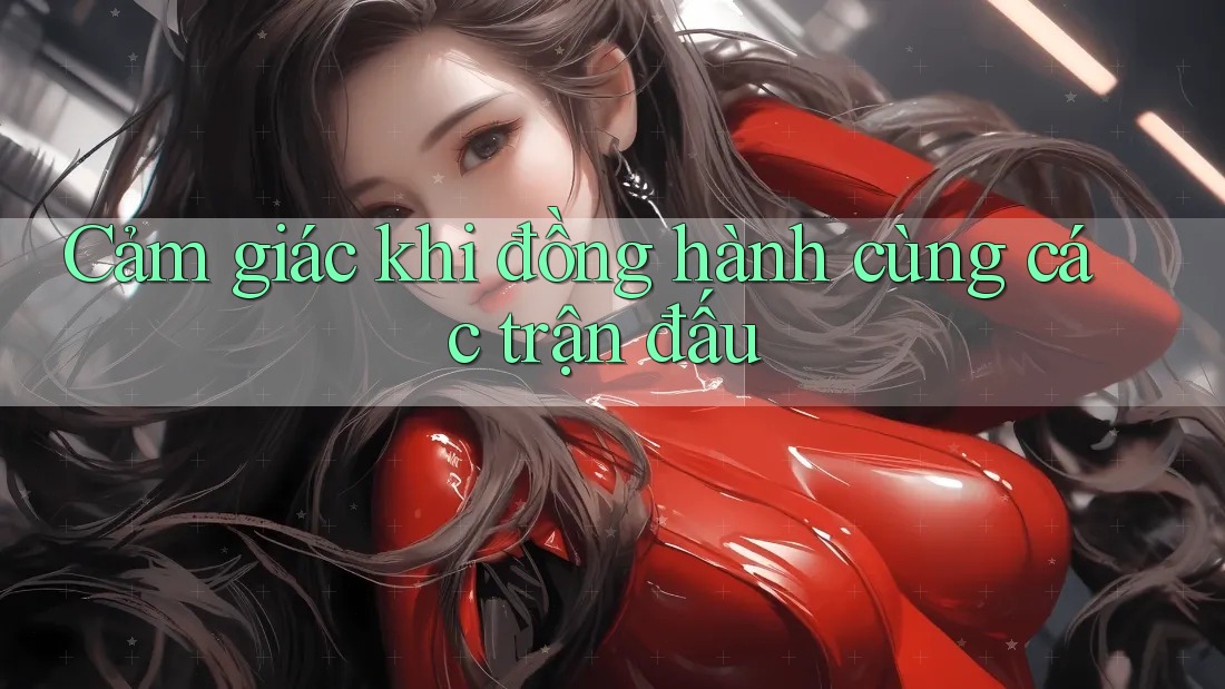 Cảm giác khi đồng hành cùng các trận đấu Cảm giác khi đồng hành cùng các trận đấu
