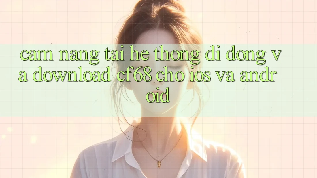 Cẩm nang Tải Hệ thống di động Và Download cf68 Cho iOS và Android Cẩm nang Tải Hệ thống di động Và Download cf68 Cho iOS và Android