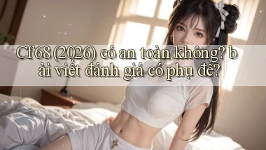 Cf68 (2026) có an toàn không bài viết đánh giá có phụ đề