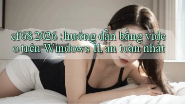 cf68 2026 hướng dẫn bằng video trên Windows 11, an toàn nhất