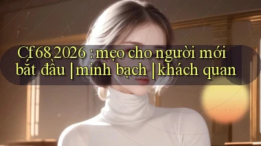 Cf68 2026 mẹo cho người mới bắt đầu minh bạch khách quan
