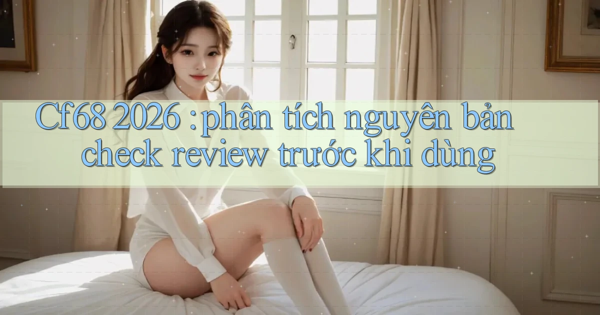 Cf68 2026 phân tích nguyên bản check review trước khi dùng