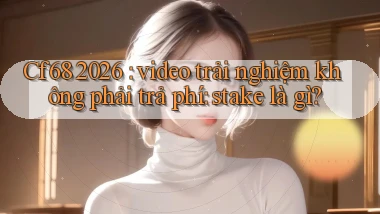 Cf68 2026 video trải nghiệm không phải trả phí stake là gì