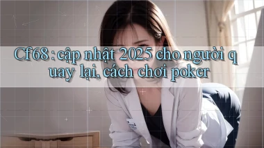 Cf68 cập nhật 2025 cho người quay lại, cách chơi poker