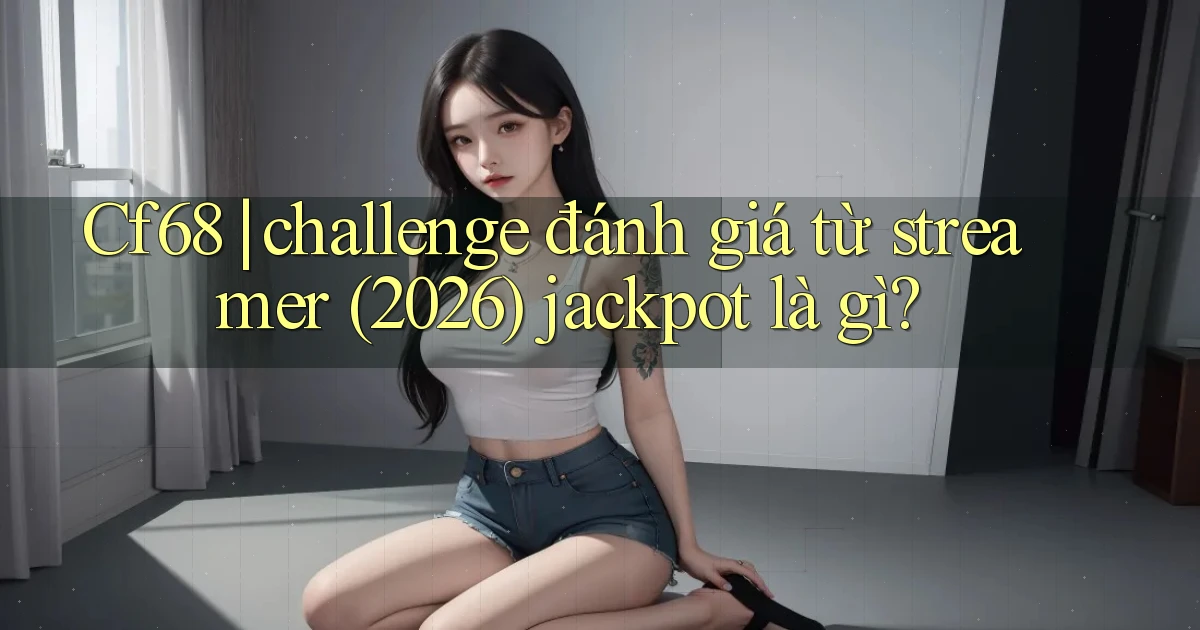 Cf68 challenge đánh giá từ streamer (2026) jackpot là gì