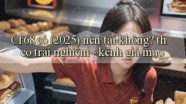 Cf68 có (2025) nên tải không theo trải nghiệm   kênh giả mạo