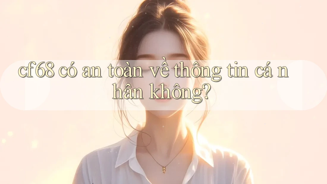 cf68 có an toàn về thông tin cá nhân không?