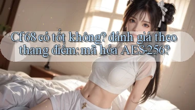 Cf68 có tốt không đánh giá theo thang điểm mã hóa AES 256