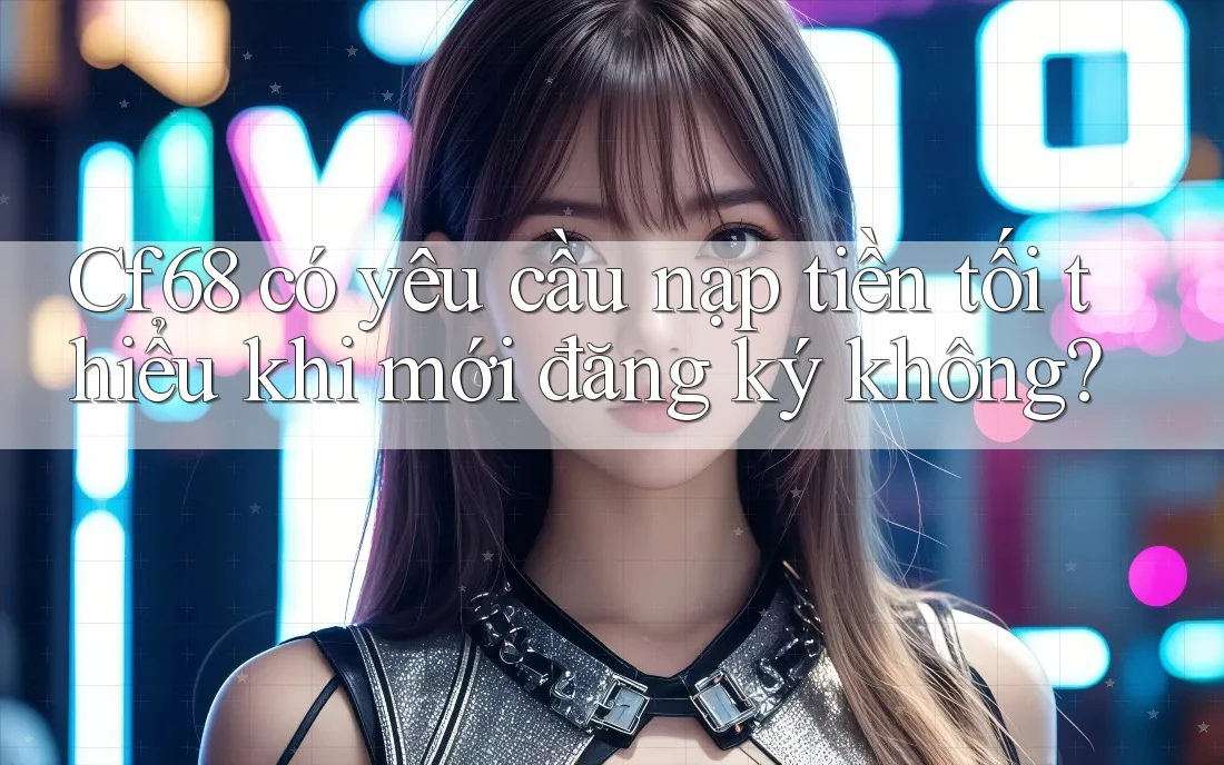 Cf68 có yêu cầu nạp tiền tối thiểu khi mới đăng ký không? Cf68 có yêu cầu nạp tiền tối thiểu khi mới đăng ký không?