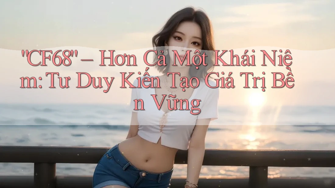 “CF68” – Hơn Cả Một Khái Niệm: Tư Duy Kiến Tạo Giá Trị Bền Vững “CF68” – Hơn Cả Một Khái Niệm: Tư Duy Kiến Tạo Giá Trị Bền Vững