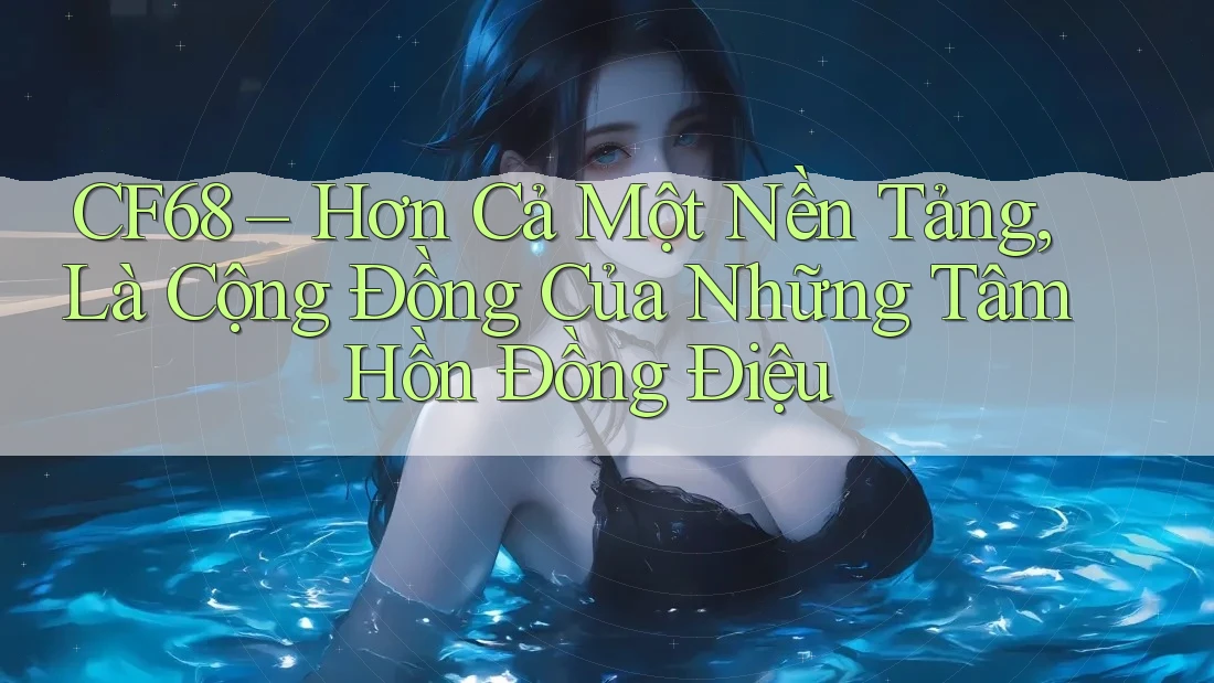 CF68 – Hơn Cả Một Nền Tảng, Là Cộng Đồng Của Những Tâm Hồn Đồng Điệu