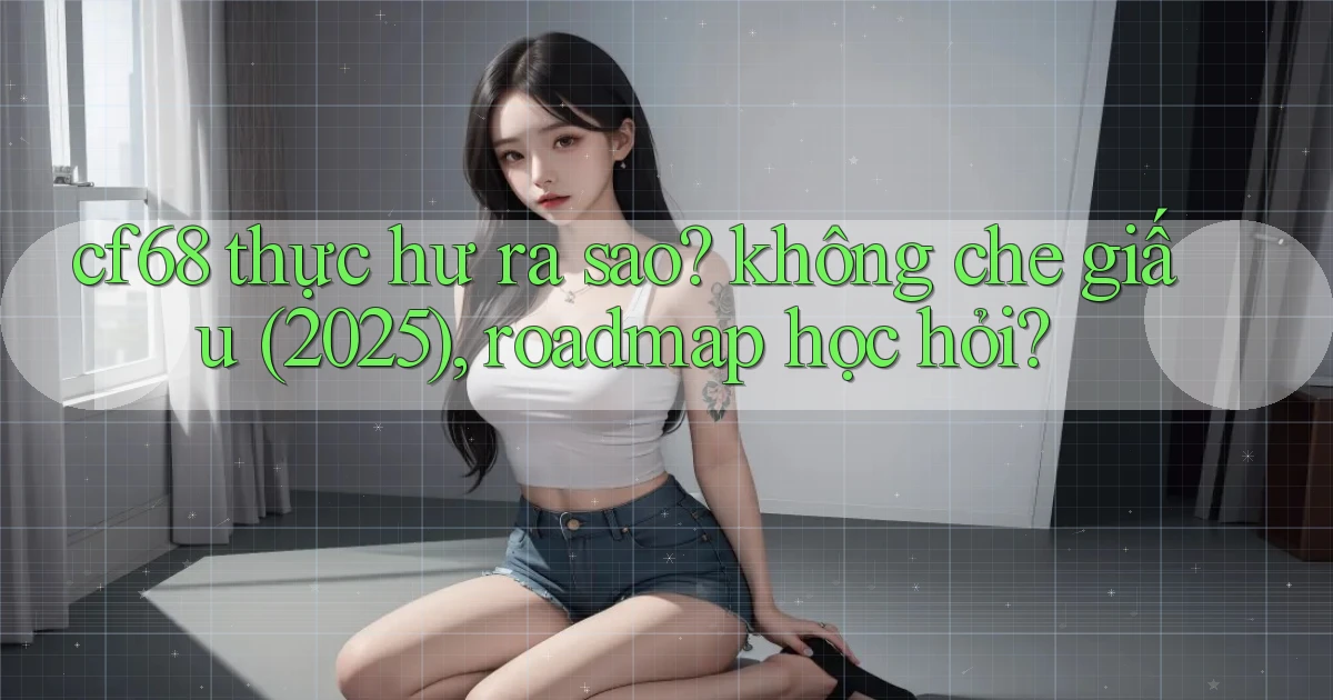 cf68 thực hư ra sao không che giấu (2025), roadmap học hỏi