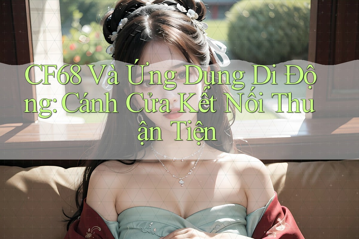 CF68 Và Ứng Dụng Di Động: Cánh Cửa Kết Nối Thuận Tiện CF68 Và Ứng Dụng Di Động: Cánh Cửa Kết Nối Thuận Tiện