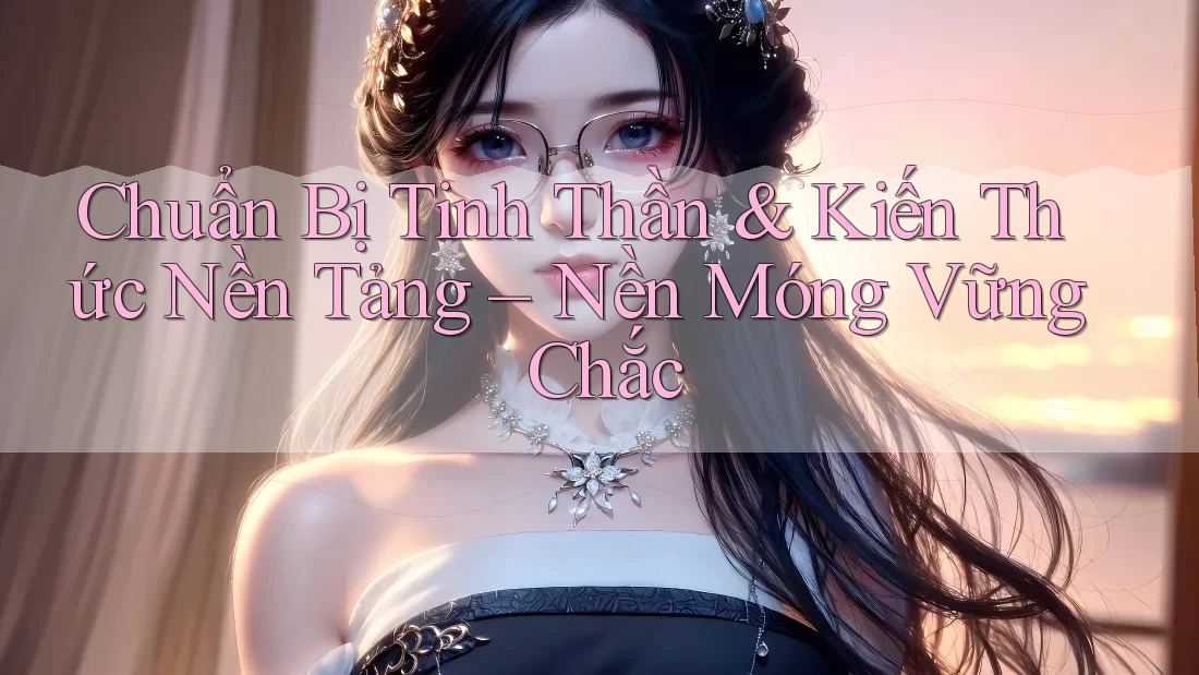 Chuẩn Bị Tinh Thần & Kiến Thức Nền Tảng – Nền Móng Vững Chắc Chuẩn Bị Tinh Thần & Kiến Thức Nền Tảng – Nền Móng Vững Chắc