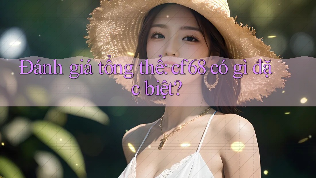 Đánh giá tổng thể: cf68 có gì đặc biệt? Đánh giá tổng thể: cf68 có gì đặc biệt?