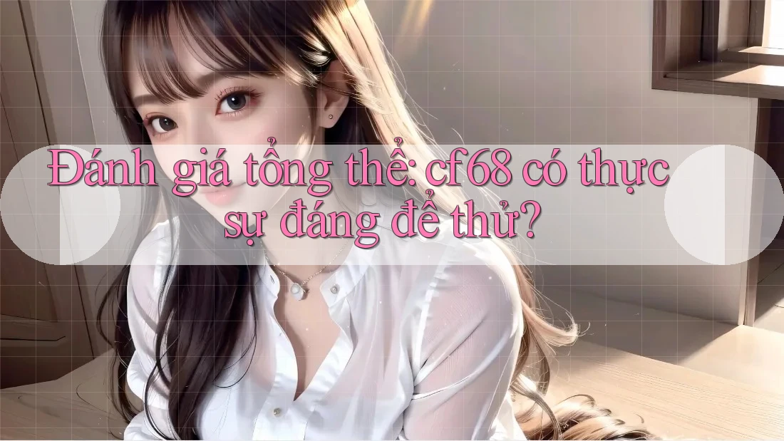 Đánh giá tổng thể: cf68 có thực sự đáng để thử? Đánh giá tổng thể: cf68 có thực sự đáng để thử?