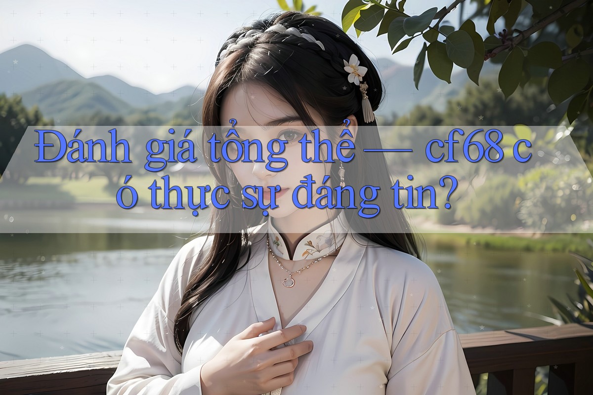 Đánh giá tổng thể — cf68 có thực sự đáng tin? Đánh giá tổng thể — cf68 có thực sự đáng tin?