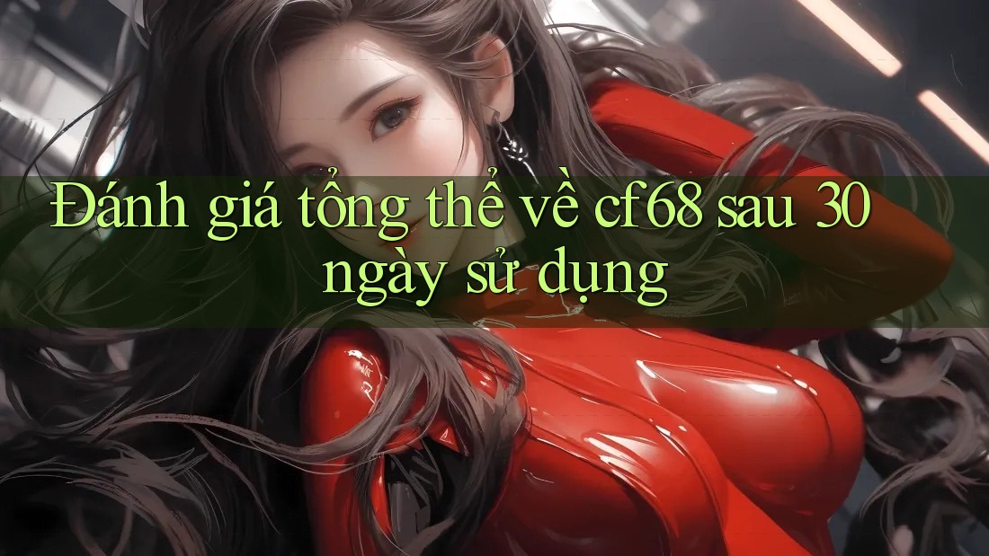 Đánh giá tổng thể về cf68 sau 30 ngày sử dụng Đánh giá tổng thể về cf68 sau 30 ngày sử dụng