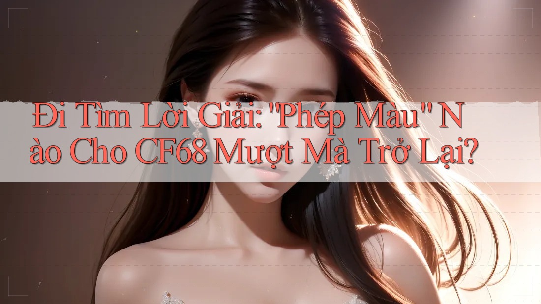 Đi Tìm Lời Giải: “Phép Màu” Nào Cho CF68 Mượt Mà Trở Lại? Đi Tìm Lời Giải: “Phép Màu” Nào Cho CF68 Mượt Mà Trở Lại?