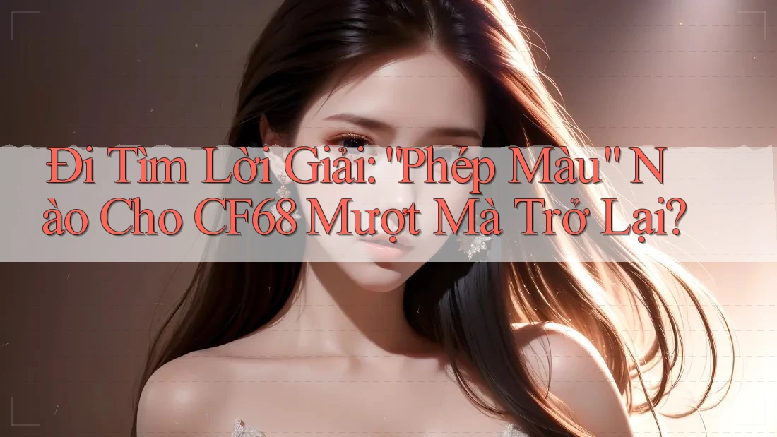 Đi Tìm Lời Giải: “Phép Màu” Nào Cho CF68 Mượt Mà Trở Lại?