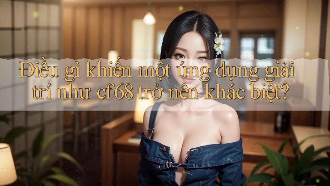 Điều gì khiến một ứng dụng giải trí như cf68 trở nên khác biệt? Điều gì khiến một ứng dụng giải trí như cf68 trở nên khác biệt?