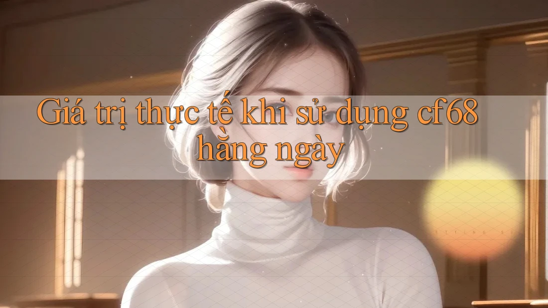 Giá trị thực tế khi sử dụng cf68 hằng ngày Giá trị thực tế khi sử dụng cf68 hằng ngày