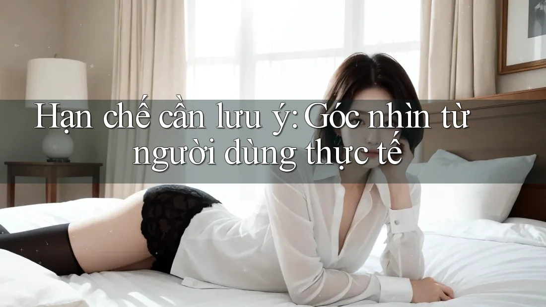 Hạn chế cần lưu ý: Góc nhìn từ người dùng thực tế