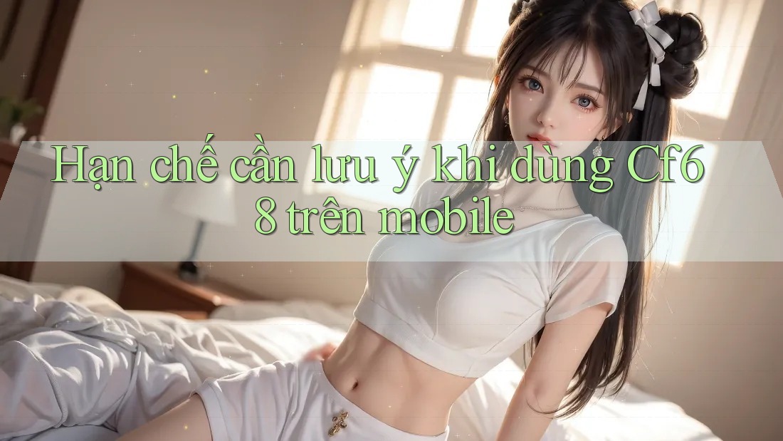 Hạn chế cần lưu ý khi dùng Cf68 trên mobile Hạn chế cần lưu ý khi dùng Cf68 trên mobile