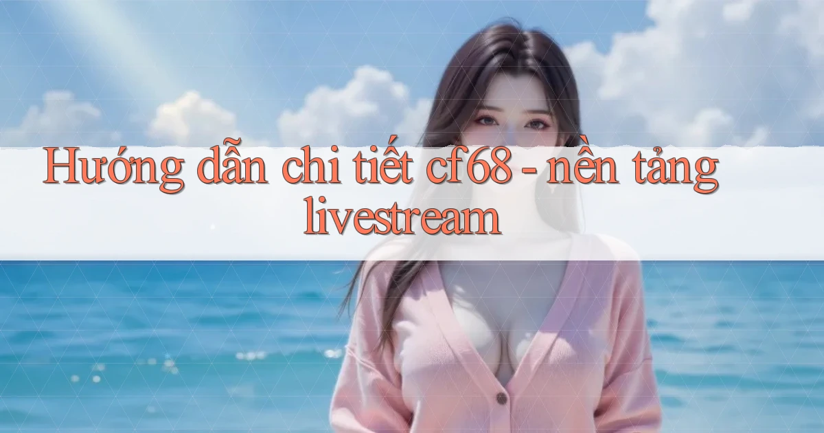 Hướng dẫn chi tiết cf68   nền tảng livestream