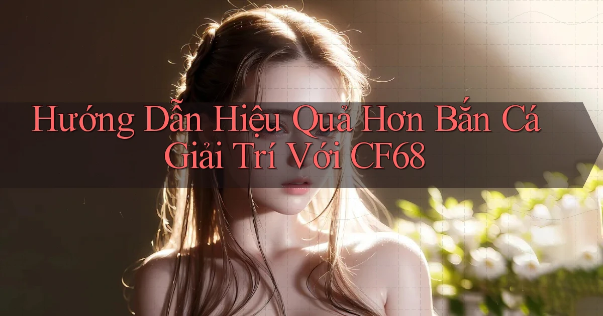 hướng dẫn hiệu quả hơn bắn cá giải trí với cf68