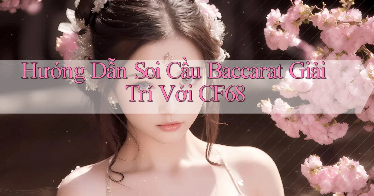 hướng dẫn soi cầu baccarat giải trí với cf68